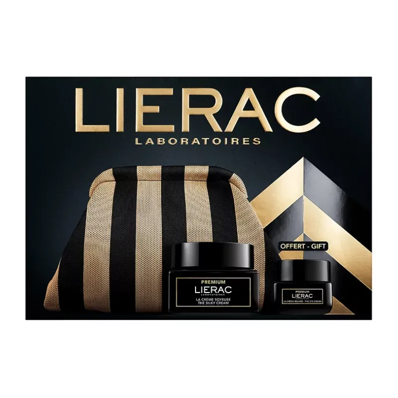 Lierac Coffret Premium La Crème Soyeuse 50ml + La Crème Regard 20ml - Univers Pharmacie