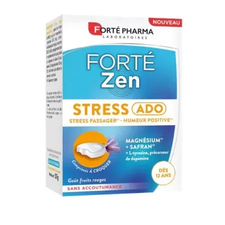Forté Pharma Forté Zen Stress Ado 20 comprimés à croquer - Univers Pharmacie