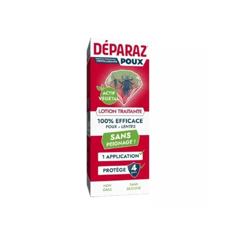 Déparaz Poux Lotion Traitante Cristallisante  100ml - Univers Pharmacie