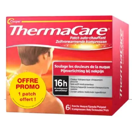Thermacare Patch Auto-chauffant Nuque 16h X6 - Univers Pharmacie