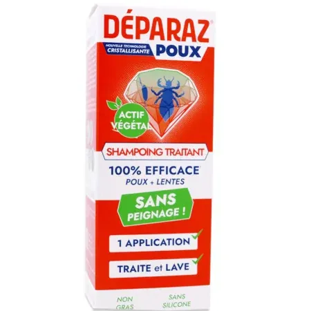 Déparaz Poux Shampooing Traitant 150ml - Univers Pharmacie
