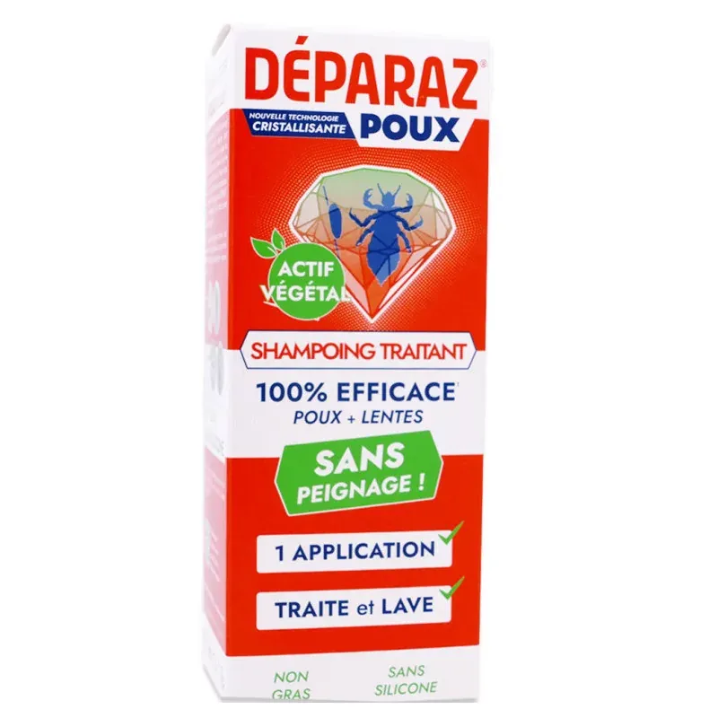 Déparaz Poux Shampooing Traitant 150ml - Univers Pharmacie