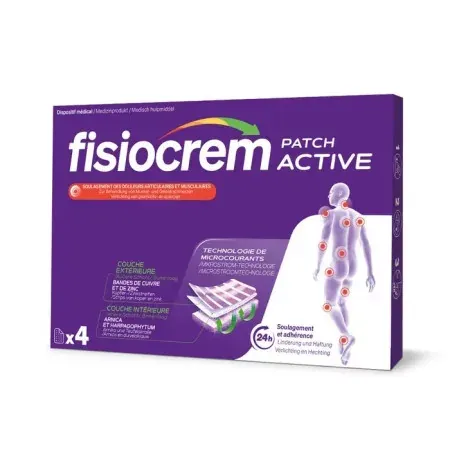 Fisiocrem Patchs Active x4 - Univers Pharmacie