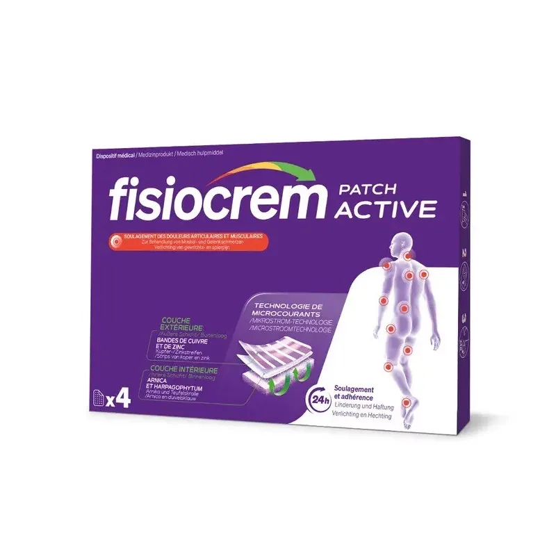 Fisiocrem Patchs Active x4 - Univers Pharmacie