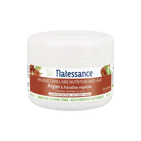 Natessance Masque Capillaire Nutrition Anti-âge 200ml - Univers Pharmacie