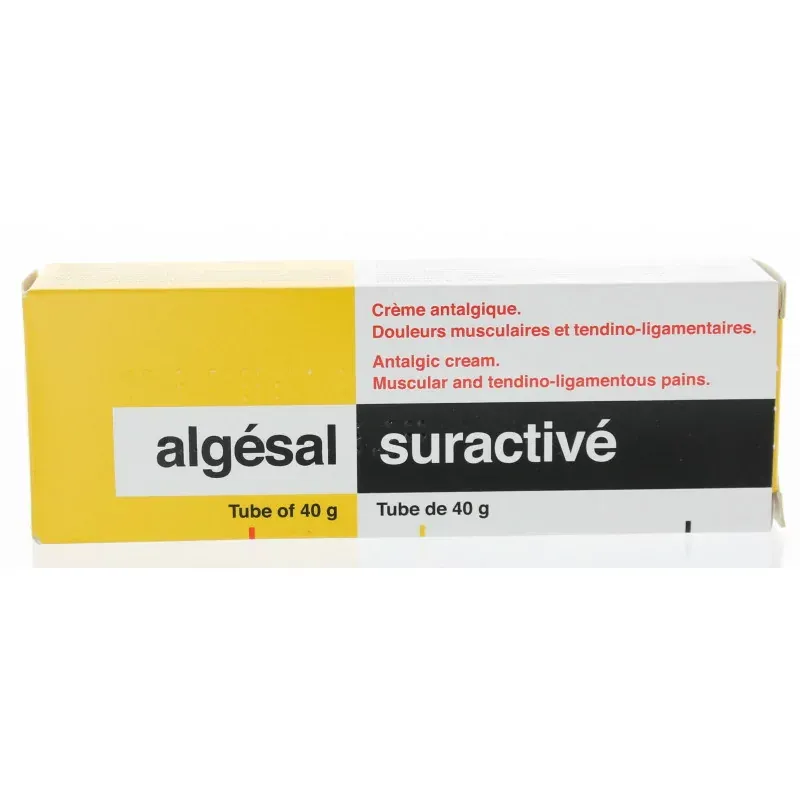 Algésal Suractivé Crème Antalgique 40g  - Univers Pharmacie Algésal Suractivé Crème Antalgique 40g  - Univers Pharmacie