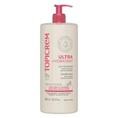 Topicrem Ultra Hydratant Lait de Douche 1000ml - Univers Pharmacie