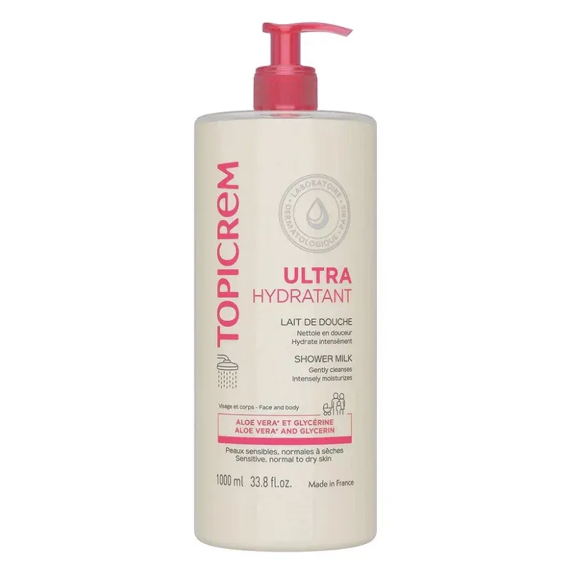 Topicrem Ultra Hydratant Lait de Douche 1000ml - Univers Pharmacie
