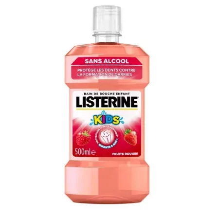 Listerine KIDS Bain de Bouche Fruits Rouges 500ml - Univers Pharmacie