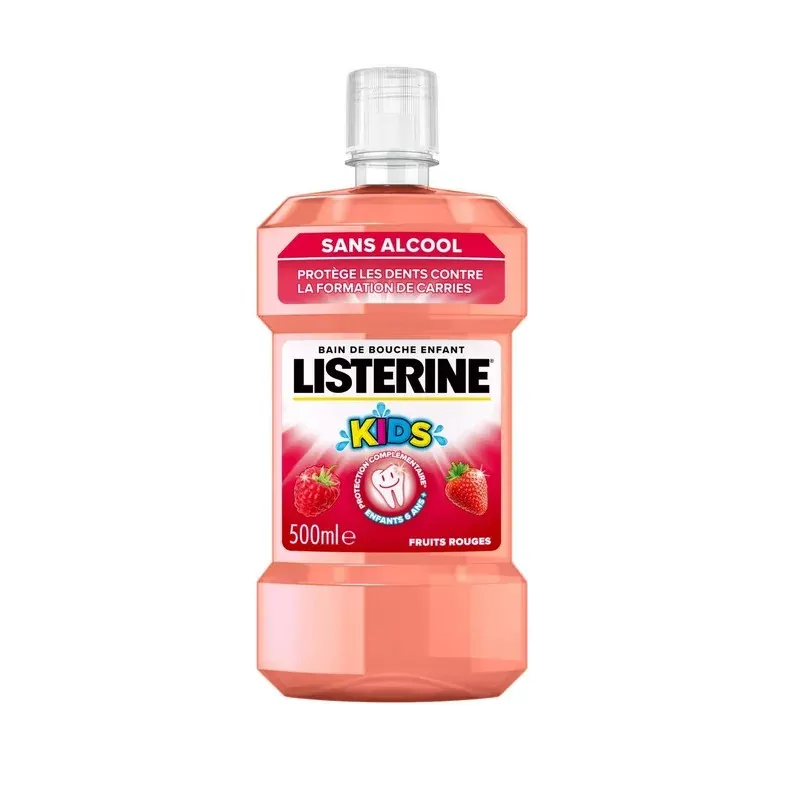 Listerine KIDS Bain de Bouche Fruits Rouges 500ml - Univers Pharmacie