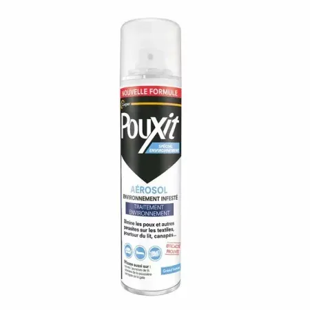 Pouxit Aérosol Environnement Infesté 250ml - Univers Pharmacie