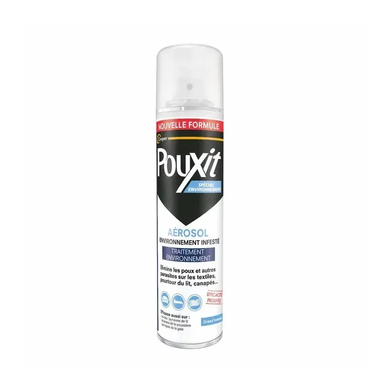 Pouxit Aérosol Environnement Infesté 250ml - Univers Pharmacie