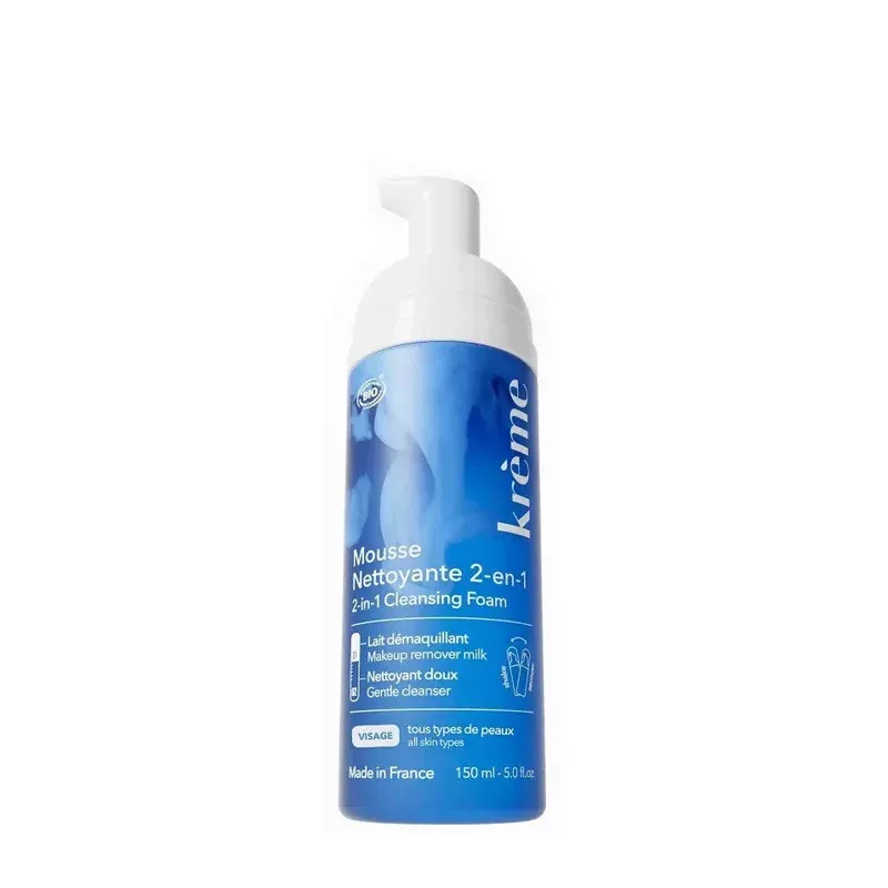 Krème Mousse Nettoyante 2-en-1 150ml - Univers Pharmacie