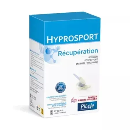 PiLeJe Hydrosport Récupération Saveur Fruits Rouges 14 sachets - Univers Pharmacie