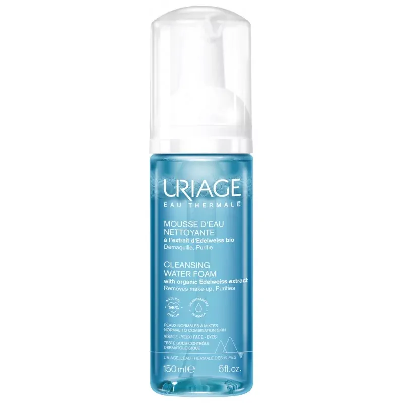 Uriage Mousse d'Eau Nettoyante 150ml - Univers Pharmacie