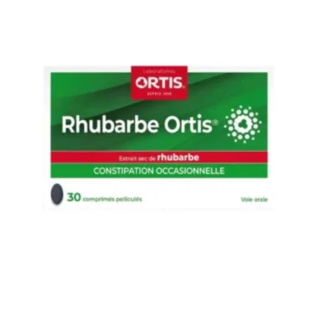 Ortis Rhubarbe Constipation Occasionnelle 30 comprimés pelliculés - Univers Pharmacie