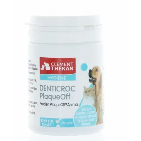Denticroc Plaque-Off Chien et Chat Clément Thékan 40 g