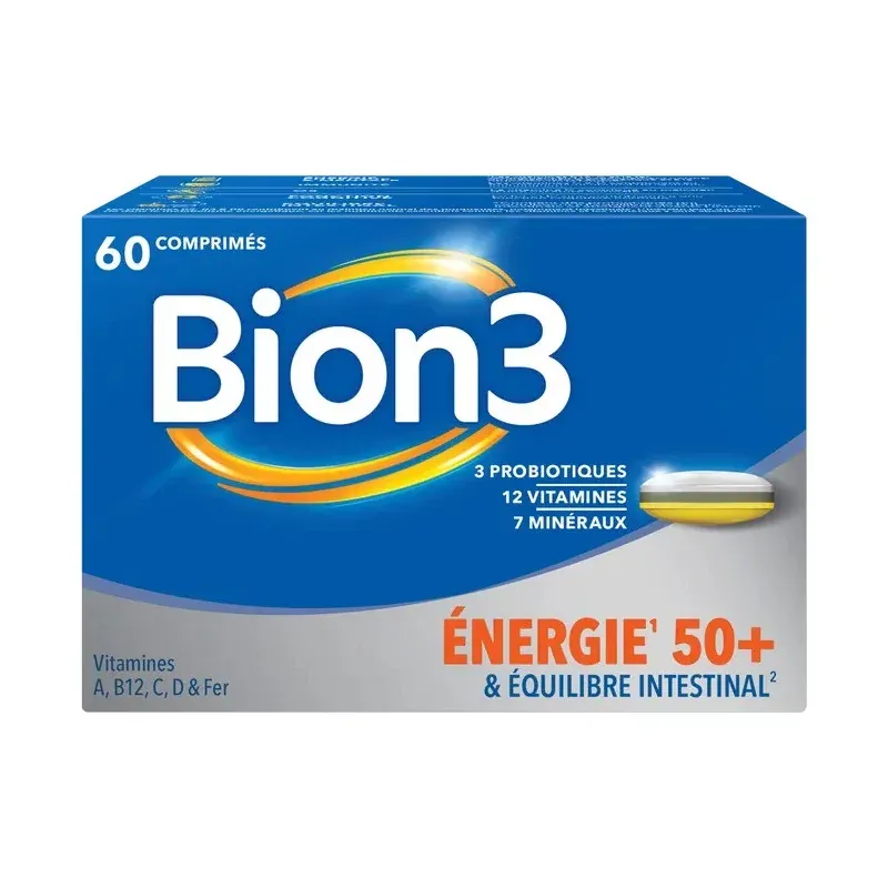 Bion3 Énergie 50+ 60 comprimés - Univers Pharmacie