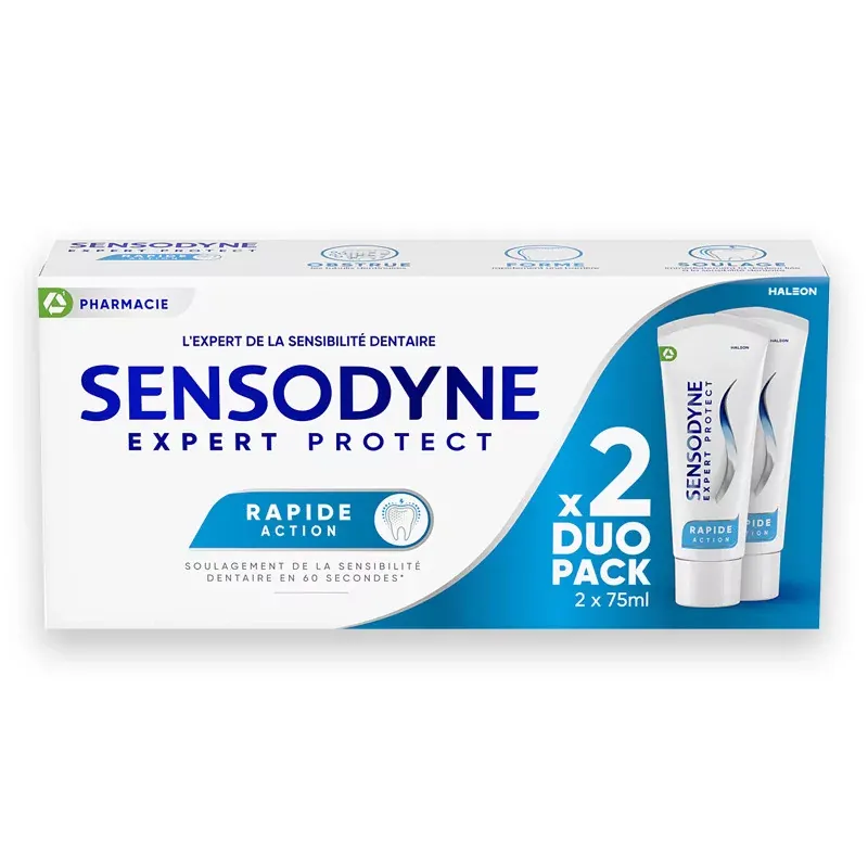 Sensodyne Répare et Protège Dentifrice 2X75ml - Univers Pharmacie