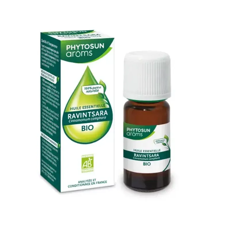Phytosun Arôms Huile Essentielle Ravintsara Bio 10ml - Univers Pharmacie