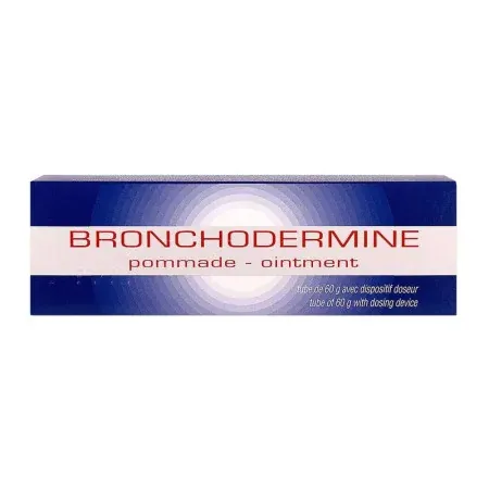Bronchodermine Pommade 60g - Boite vue de face