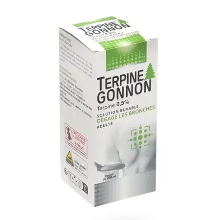 Terpine Gonnon sirop toux grasse 200ml - Univers Pharmacie