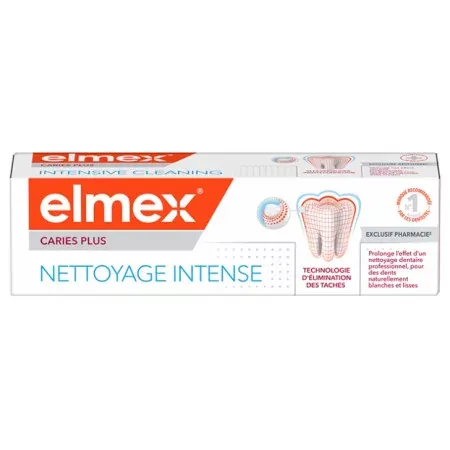Elmex Caries Plus Nettoyage Intense Dentifrice 50ml - Univers Pharmacie