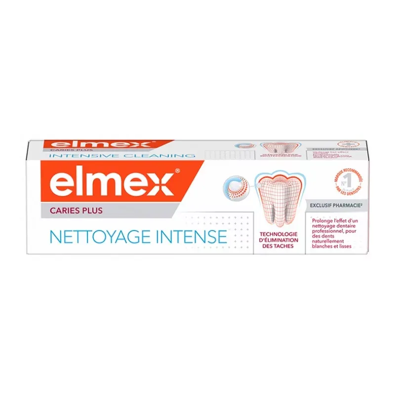 Elmex Caries Plus Nettoyage Intense Dentifrice 50ml - Univers Pharmacie