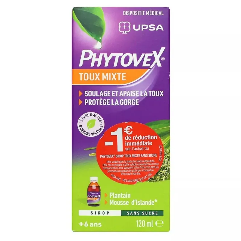 UPSA Phytovex Toux Mixte 120ml
