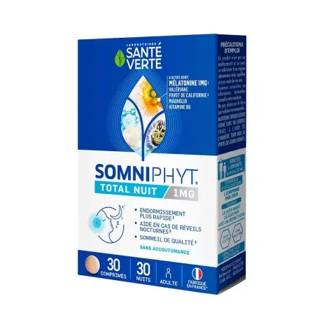 Somniphyt Total Nuit 1mg 30 comprimés - Univers Pharmacie