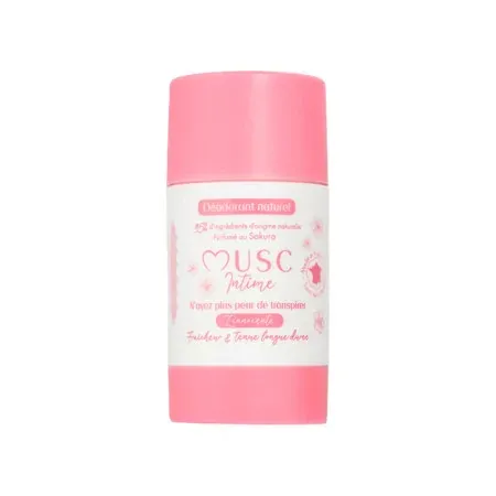 Musc Intime Déodorant Naturel L'Innoncente Sakura 50g - Univers Pharmacie