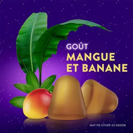 ZzzQuil Sommeil 60 gommes - Arôme Mangue Banane