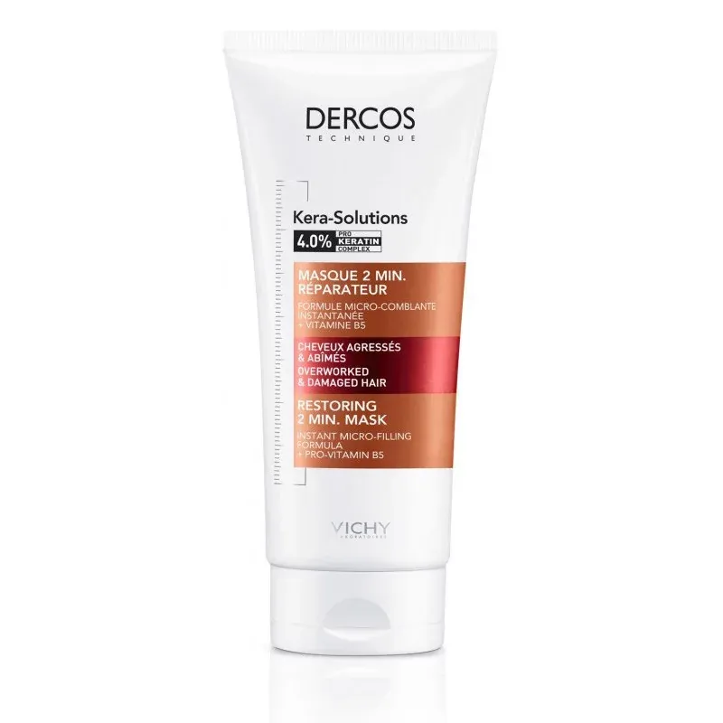 Dercos Vichy Kera-Solutions Masque 2min. Réparateur 200ml - Univers Pharmacie