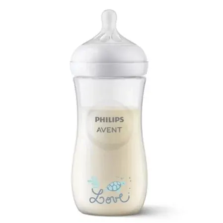 Philips Avent Natural Response Biberon 3m+ Tortue 330ml - Univers Pharmacie