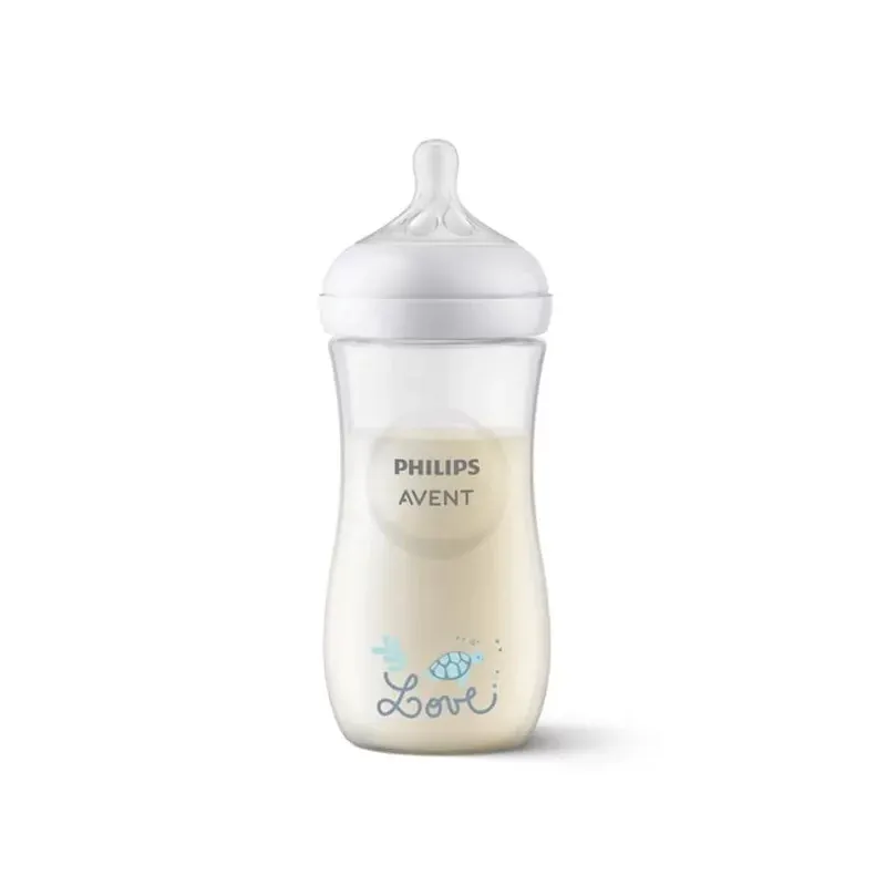 Philips Avent Natural Response Biberon 3m+ Tortue 330ml - Univers Pharmacie