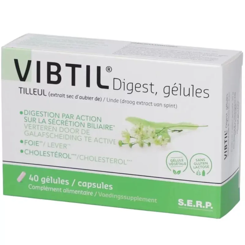 Vibtil Digest 40 gélules - Univers Pharmacie