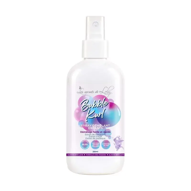 Les Secrets de Loly Bubble Kurl Spray Démêlant Enfants 250ml - Univers Pharmacie