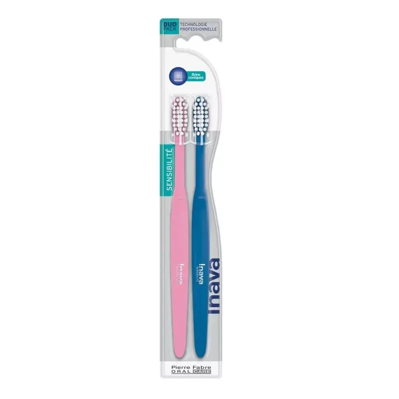 Inava Brosse à Dents Sensibilité X2 - Univers Pharmacie
