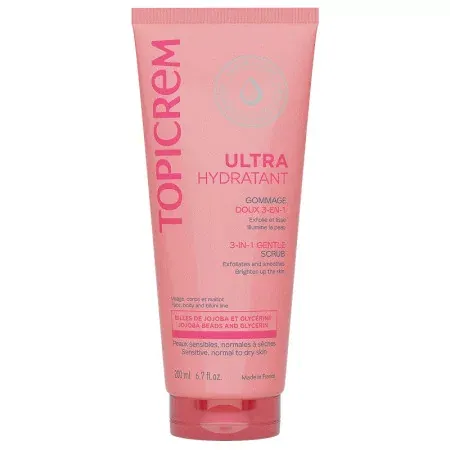 Topicrem Ultra Hydratant Gommage Doux 3-en-1 200ml - Univers Pharmacie