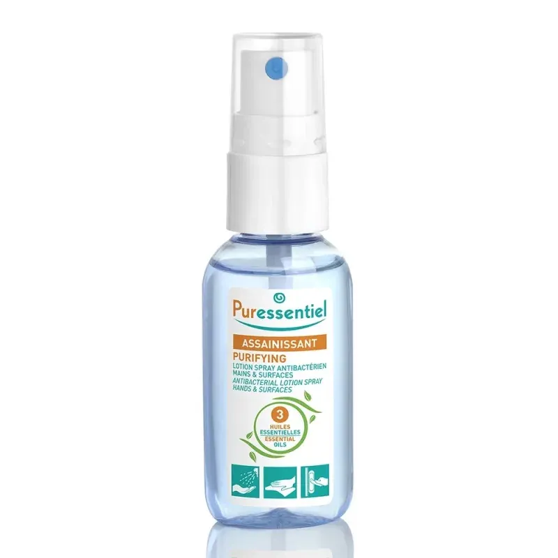 Puressentiel Assainissant Lotion Spray Antibactérien 25ml - Univers Pharmacie