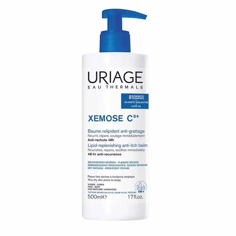 Uriage Xémose C8+ Baume Relipidant Anti-grattage 500ml - Univers Pharmacie