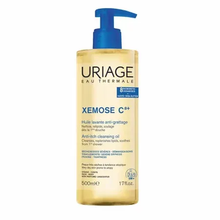 Uriage Xémose C8+ Huile Lavante Anti-grattage 500ml - Univers Pharmacie