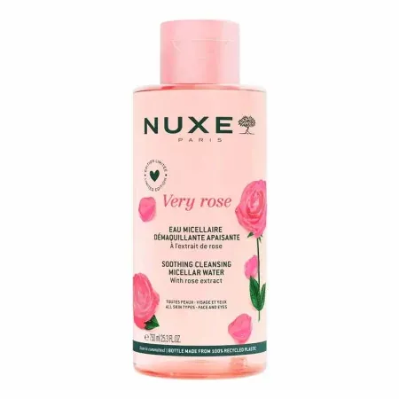Nuxe Very Rose Eau Micellaire Démaquillante Apaisante 3en1 750ml - Univers Pharmacie