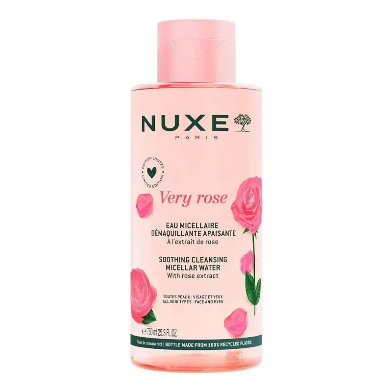 Nuxe Very Rose Eau Micellaire Démaquillante Apaisante 3en1 750ml - Univers Pharmacie
