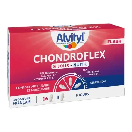 Alvityl Chondroflex Jour Nuit 16+8 comprimés - Univers Pharmacie