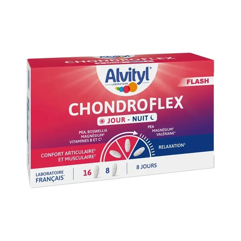 Alvityl Chondroflex Jour Nuit 16+8 comprimés - Univers Pharmacie
