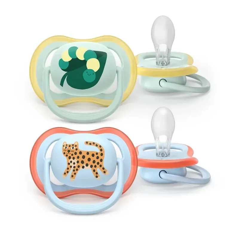 Avent Ultra Air Sucettes Orthodontiques Motif Animaux 0 à 6 mois X2 - Univers Pharmacie