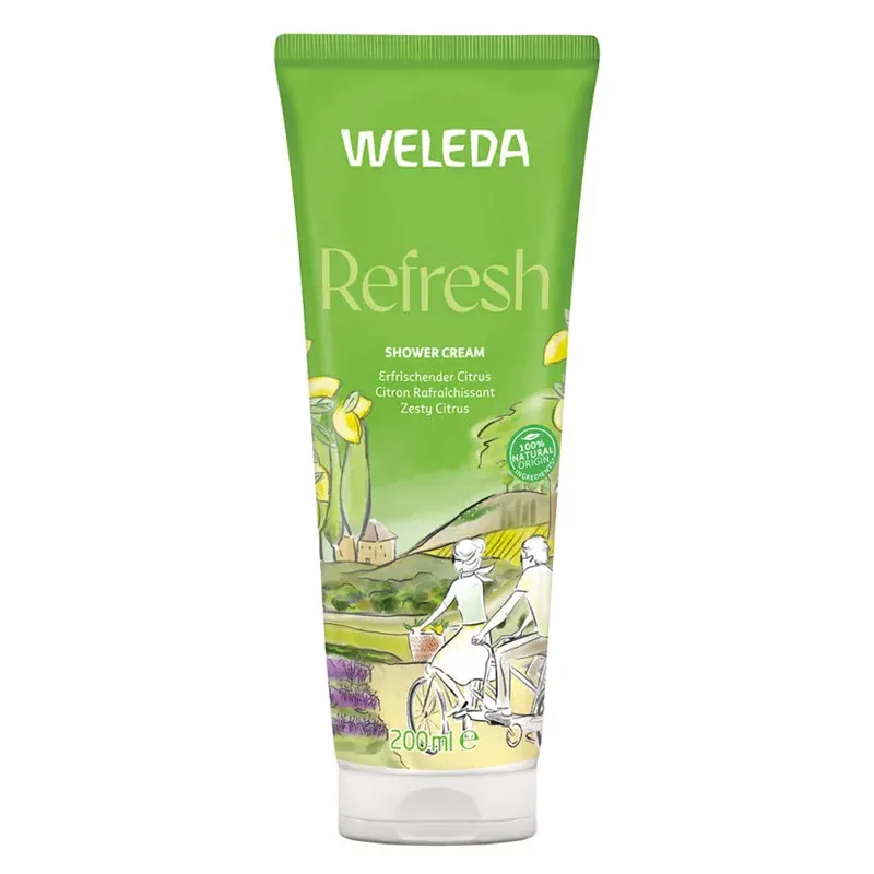 Weleda Crème de Douche Refresh 200ml -Univers Pharmacie