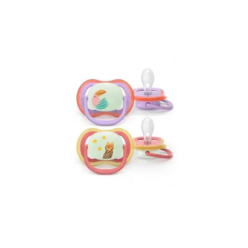 Avent Ultra Air Night Time Sucettes Orthodontiques +18 Mois X2 - Univers Pharmacie