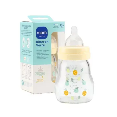 MAM Biberon en Verre 0M+ - Univers Pharmacie